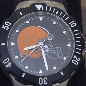 Clevand Browns NFL Black and Orange Sports Watch
